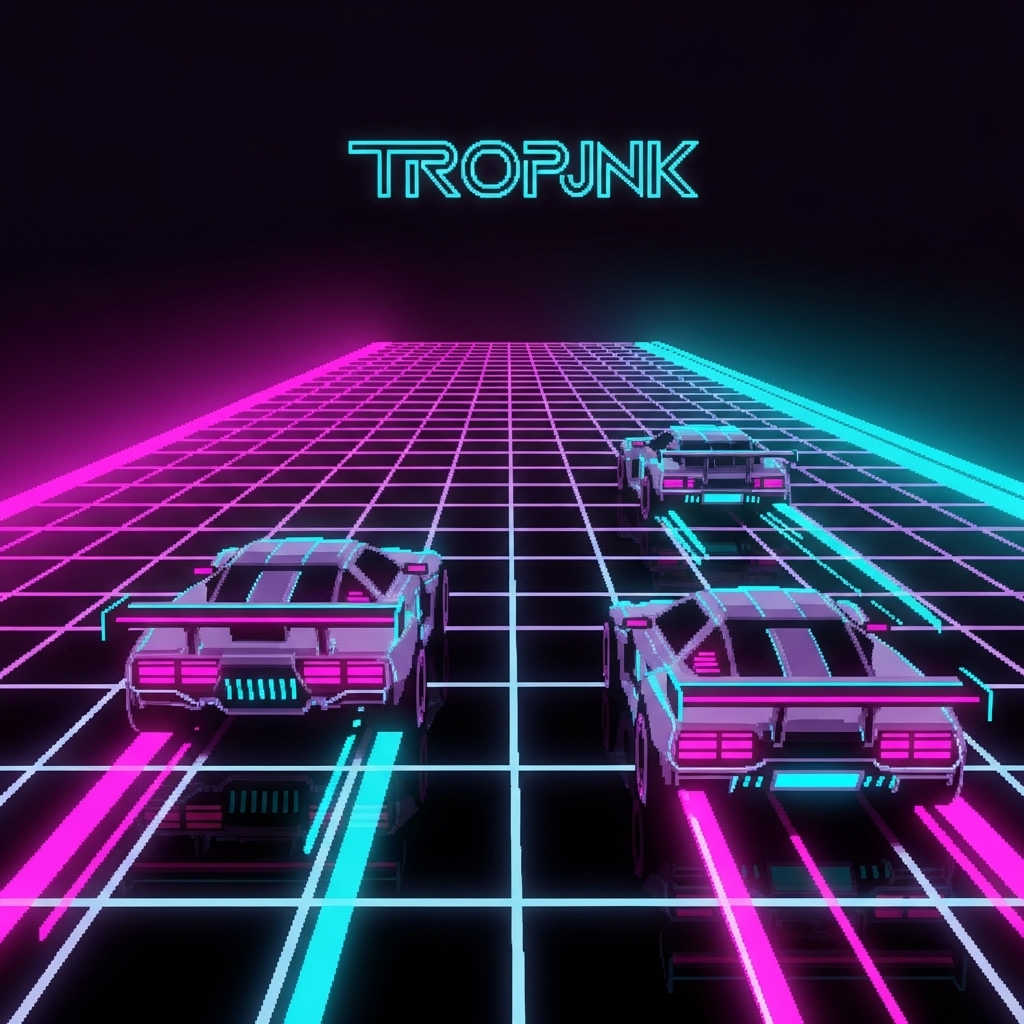 Neon Racers VR racing game