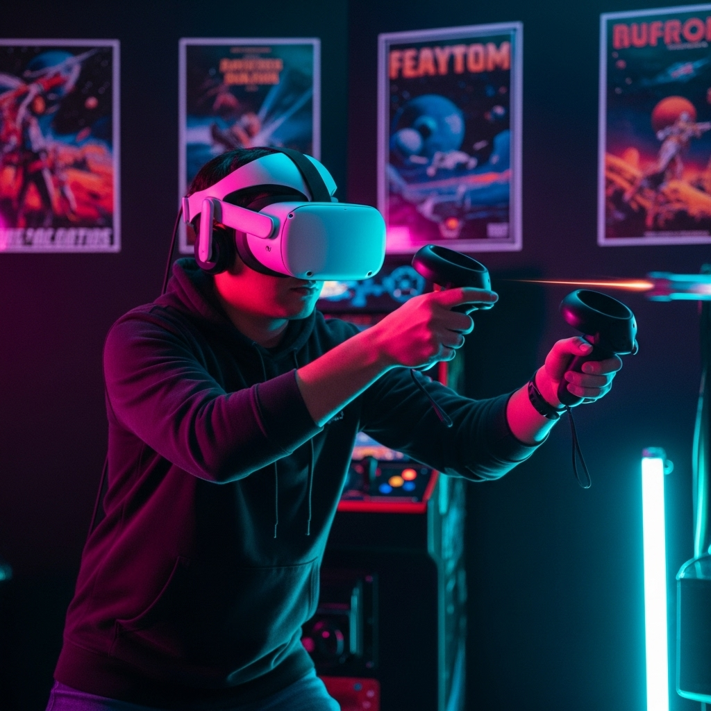 VR arcade gameplay screenshot